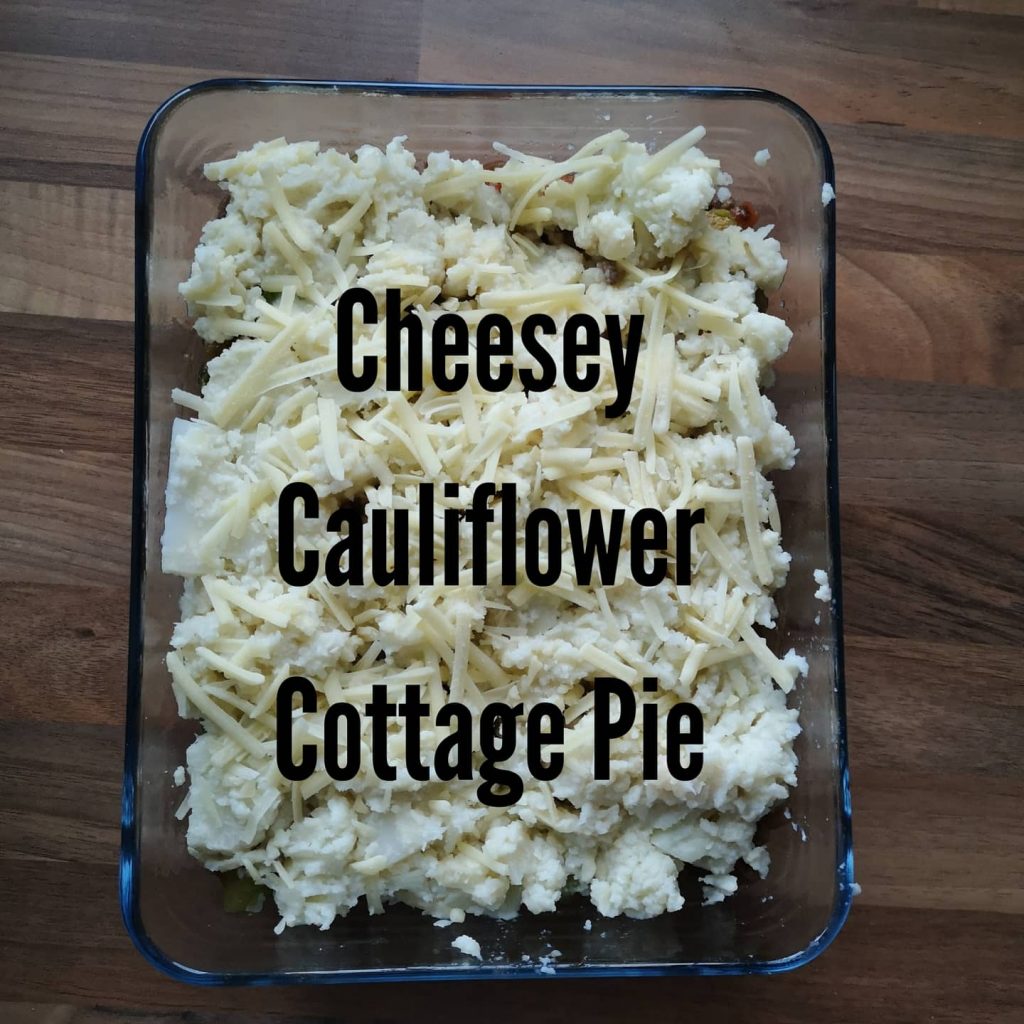 Low calorie cheesey cauliflower
