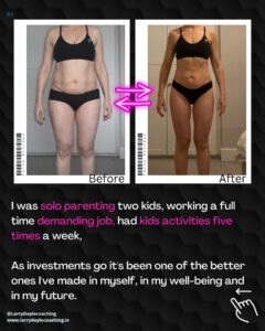 female fat loss , fit over 40 , Larry Doyle Coaching , personal trainer , transformation ,
